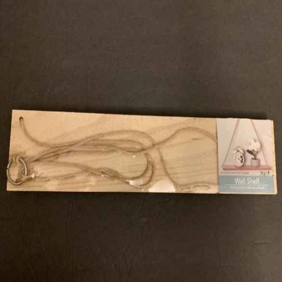 Set of 4 Wall Shelf Hanging Rope Shelf Wooden Floating Shelf New and Sealed - Picture 5 of 9